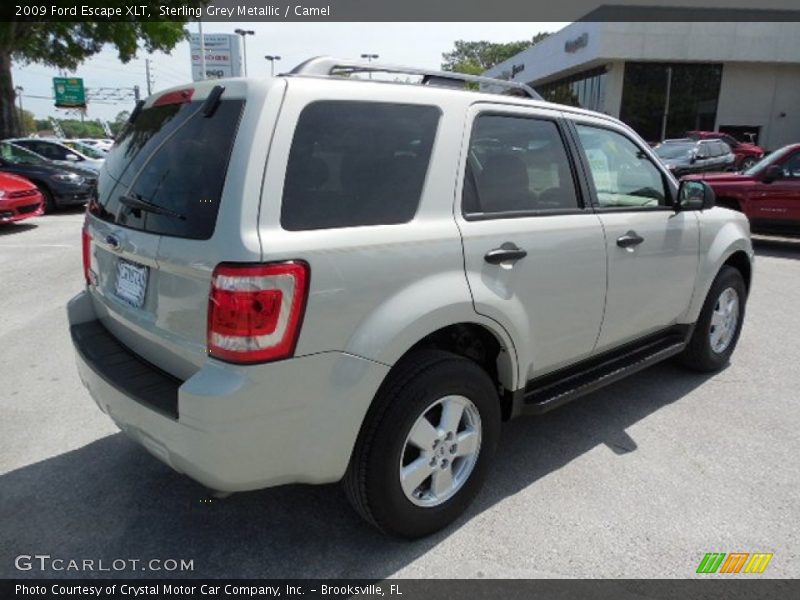 Sterling Grey Metallic / Camel 2009 Ford Escape XLT