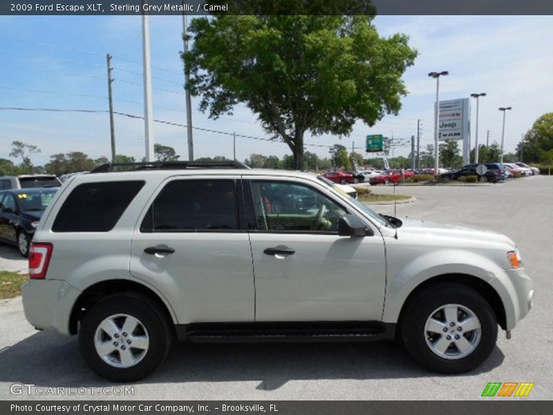 Sterling Grey Metallic / Camel 2009 Ford Escape XLT