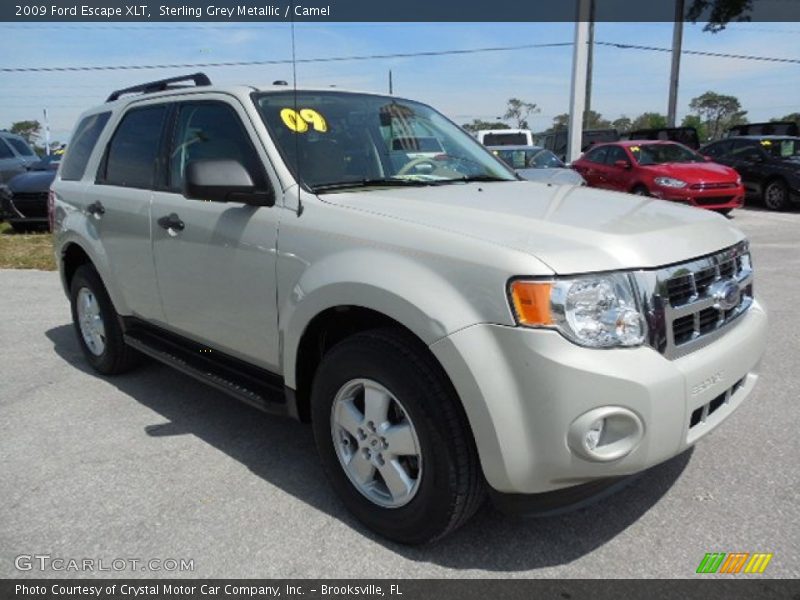 Sterling Grey Metallic / Camel 2009 Ford Escape XLT