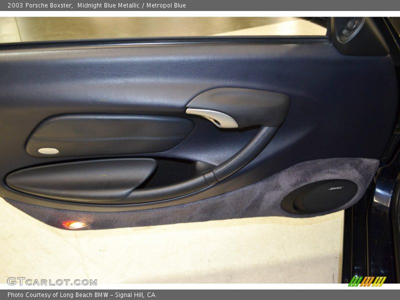 Midnight Blue Metallic / Metropol Blue 2003 Porsche Boxster