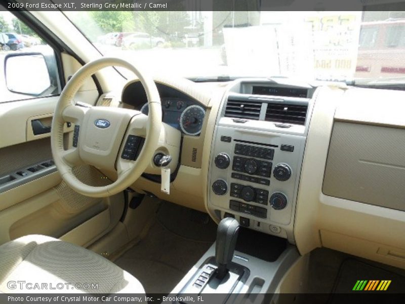 Sterling Grey Metallic / Camel 2009 Ford Escape XLT