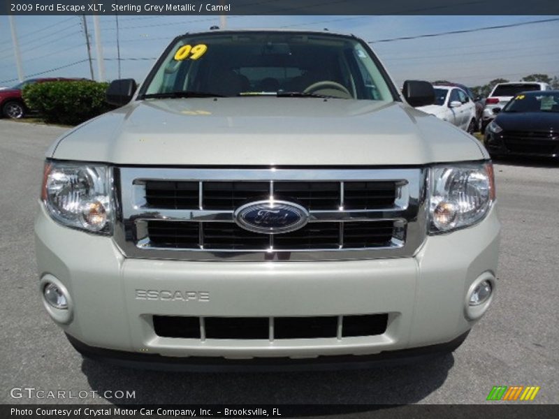 Sterling Grey Metallic / Camel 2009 Ford Escape XLT