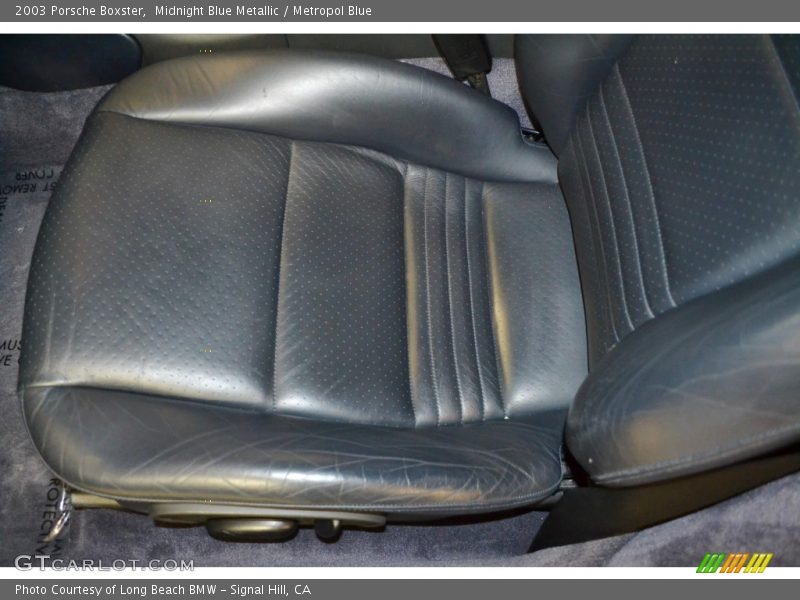 Midnight Blue Metallic / Metropol Blue 2003 Porsche Boxster
