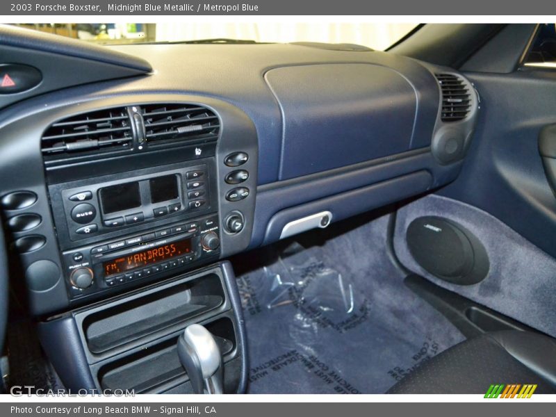 Midnight Blue Metallic / Metropol Blue 2003 Porsche Boxster