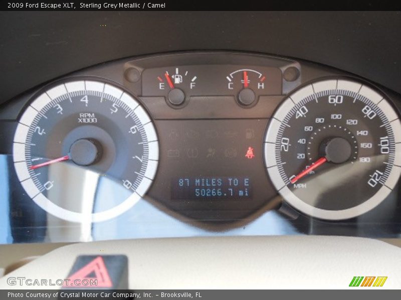 Sterling Grey Metallic / Camel 2009 Ford Escape XLT