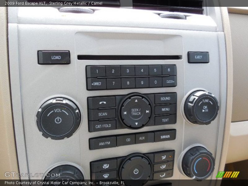 Sterling Grey Metallic / Camel 2009 Ford Escape XLT