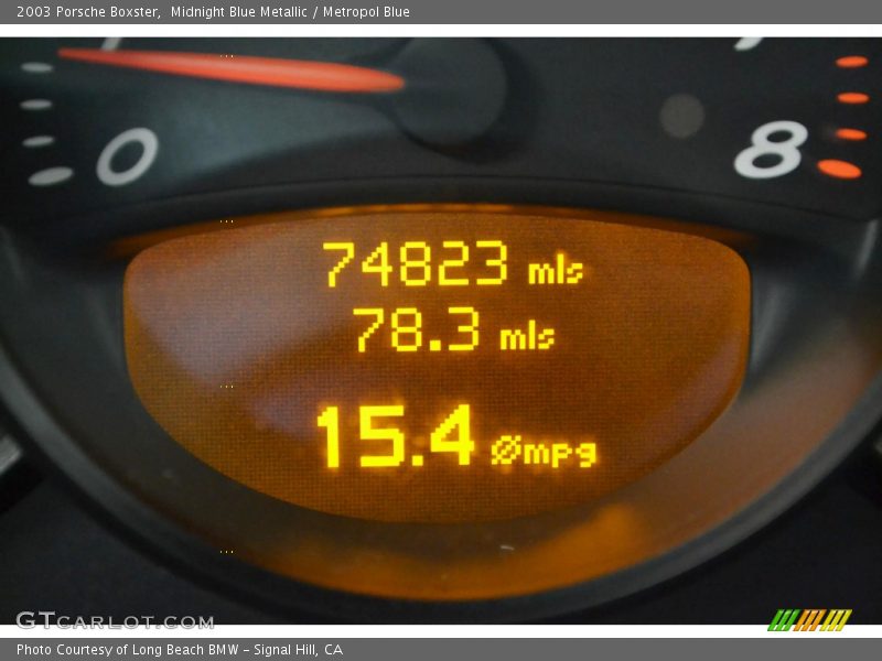 Midnight Blue Metallic / Metropol Blue 2003 Porsche Boxster