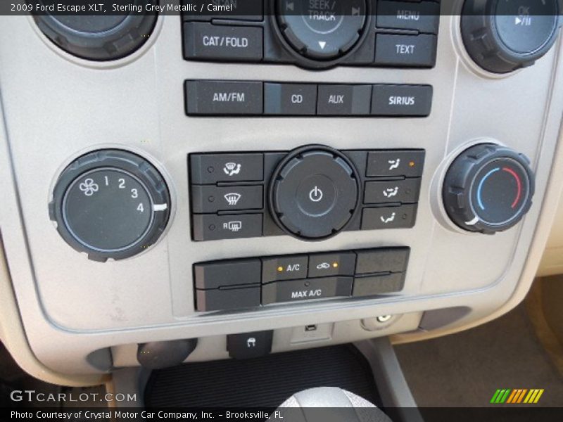 Sterling Grey Metallic / Camel 2009 Ford Escape XLT