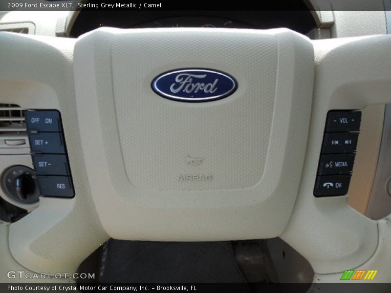Sterling Grey Metallic / Camel 2009 Ford Escape XLT