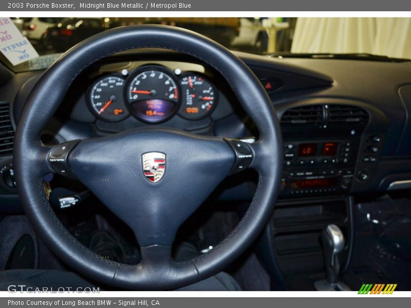 Midnight Blue Metallic / Metropol Blue 2003 Porsche Boxster