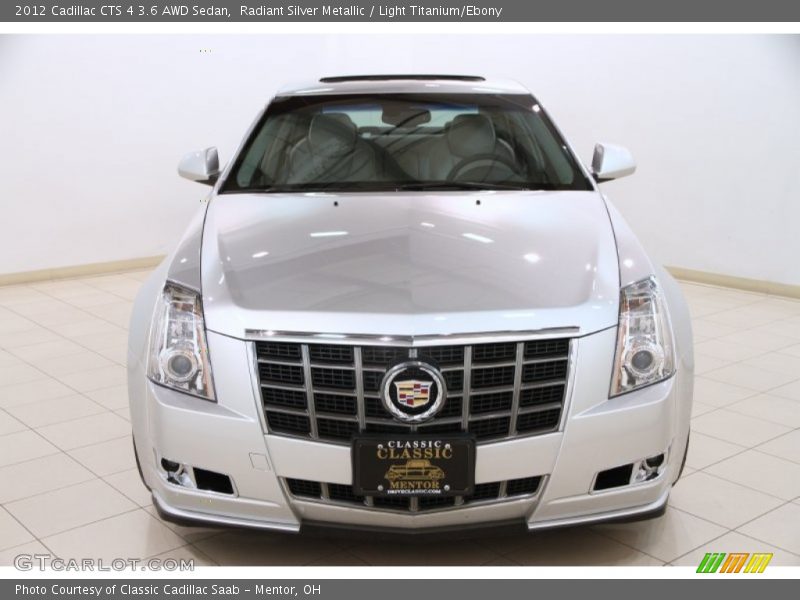 Radiant Silver Metallic / Light Titanium/Ebony 2012 Cadillac CTS 4 3.6 AWD Sedan