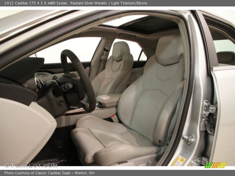 Radiant Silver Metallic / Light Titanium/Ebony 2012 Cadillac CTS 4 3.6 AWD Sedan