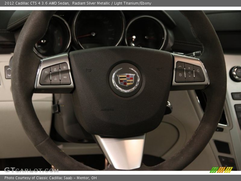 Radiant Silver Metallic / Light Titanium/Ebony 2012 Cadillac CTS 4 3.6 AWD Sedan