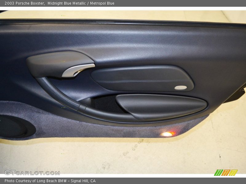 Midnight Blue Metallic / Metropol Blue 2003 Porsche Boxster