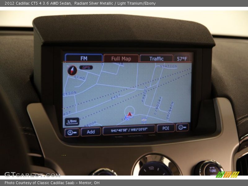 Radiant Silver Metallic / Light Titanium/Ebony 2012 Cadillac CTS 4 3.6 AWD Sedan