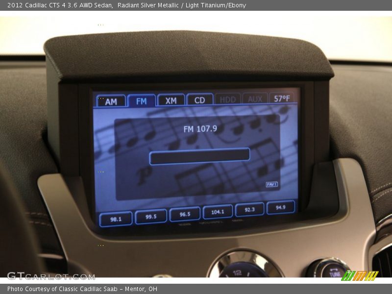 Radiant Silver Metallic / Light Titanium/Ebony 2012 Cadillac CTS 4 3.6 AWD Sedan