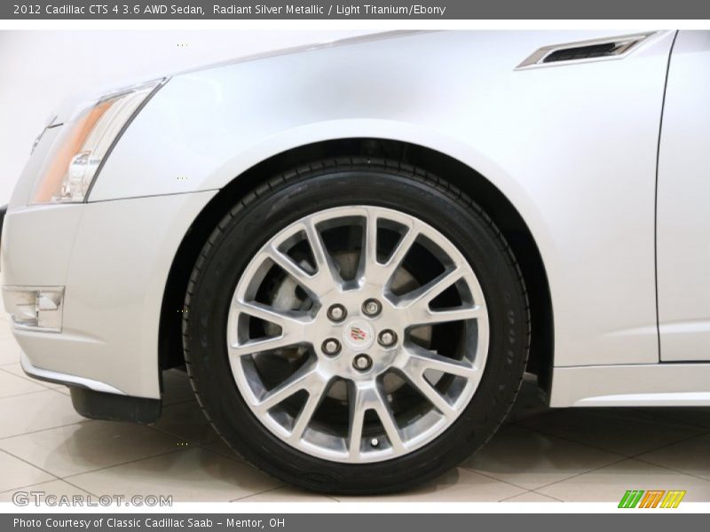 Radiant Silver Metallic / Light Titanium/Ebony 2012 Cadillac CTS 4 3.6 AWD Sedan