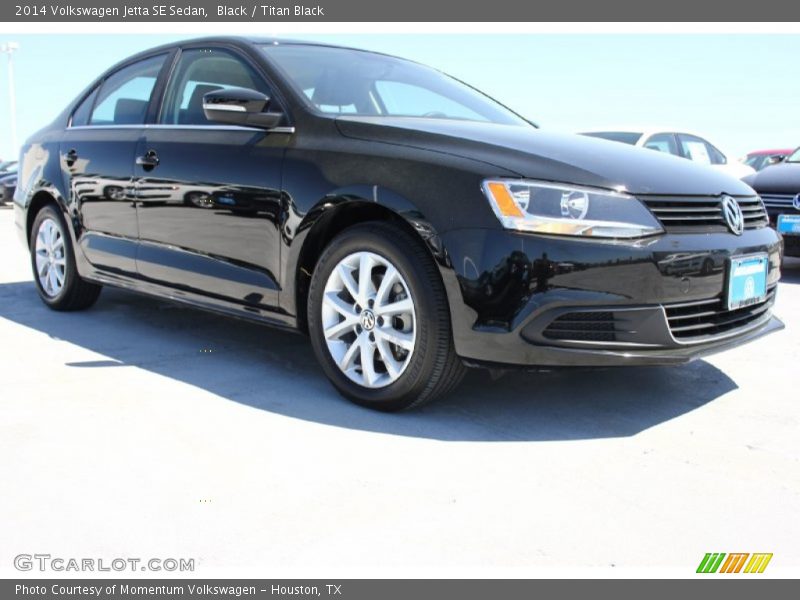 Black / Titan Black 2014 Volkswagen Jetta SE Sedan