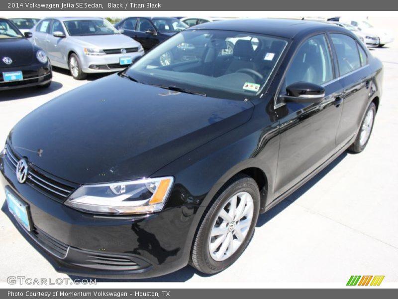 Black / Titan Black 2014 Volkswagen Jetta SE Sedan