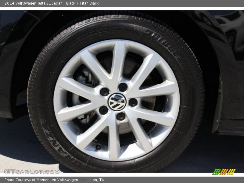 Black / Titan Black 2014 Volkswagen Jetta SE Sedan