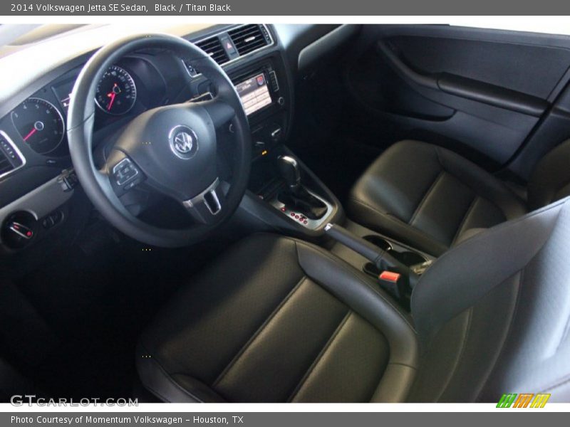 Black / Titan Black 2014 Volkswagen Jetta SE Sedan