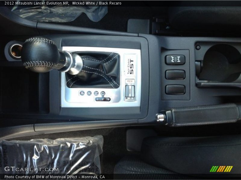 Wicked White / Black Recaro 2012 Mitsubishi Lancer Evolution MR