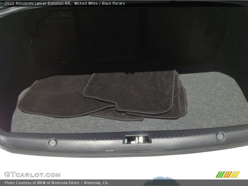 Wicked White / Black Recaro 2012 Mitsubishi Lancer Evolution MR