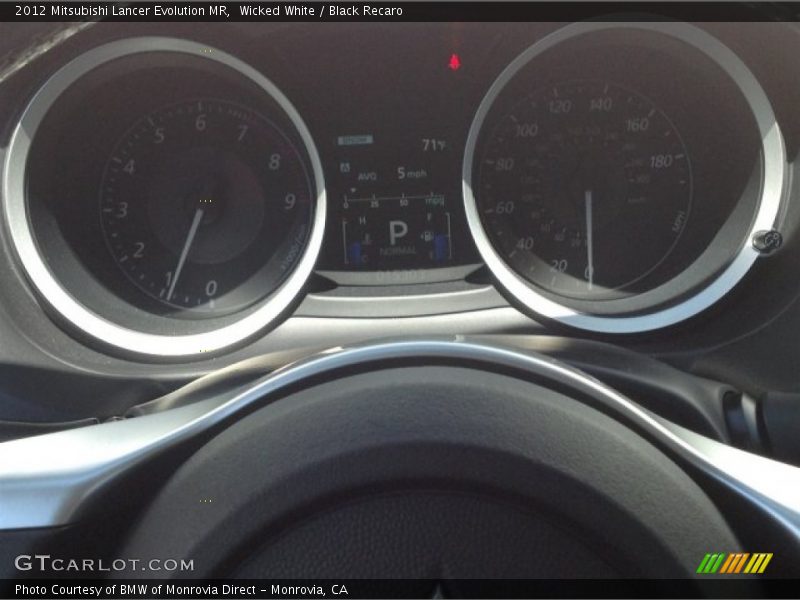 Wicked White / Black Recaro 2012 Mitsubishi Lancer Evolution MR