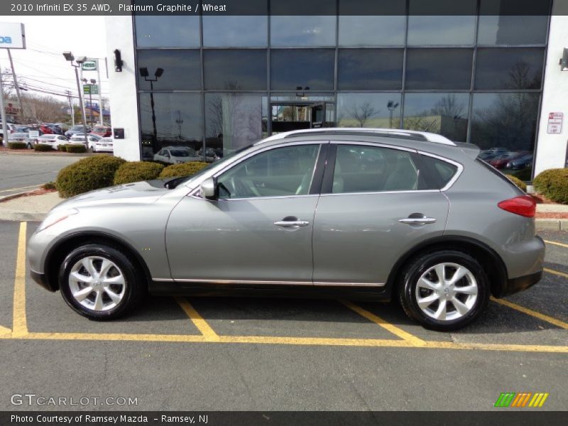Platinum Graphite / Wheat 2010 Infiniti EX 35 AWD