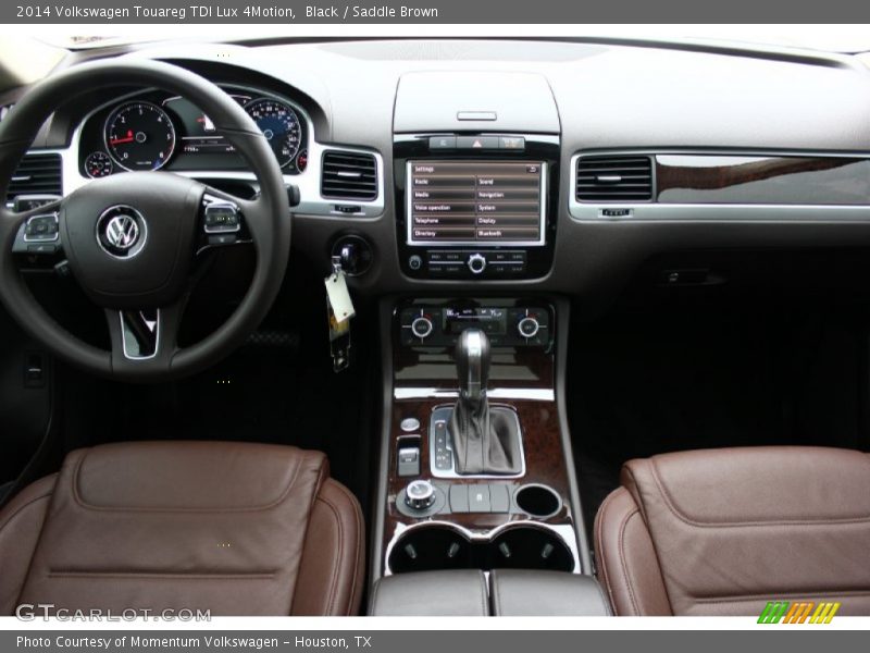 Black / Saddle Brown 2014 Volkswagen Touareg TDI Lux 4Motion