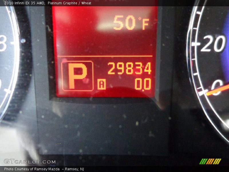 Platinum Graphite / Wheat 2010 Infiniti EX 35 AWD