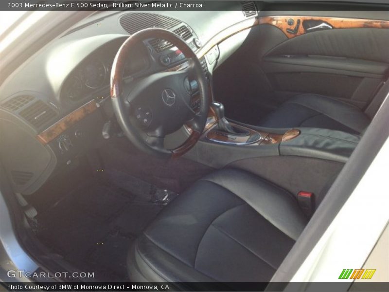 Brilliant Silver Metallic / Charcoal 2003 Mercedes-Benz E 500 Sedan