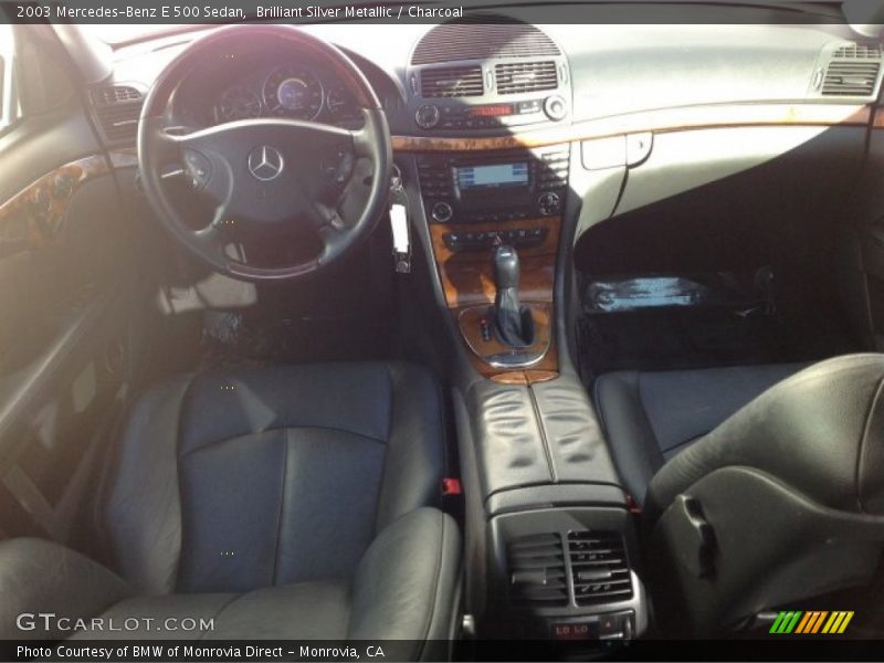 Brilliant Silver Metallic / Charcoal 2003 Mercedes-Benz E 500 Sedan