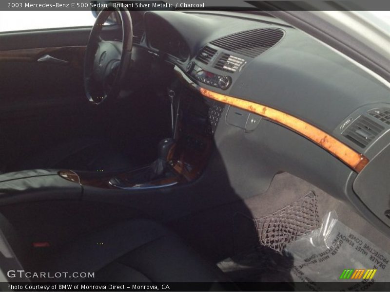 Brilliant Silver Metallic / Charcoal 2003 Mercedes-Benz E 500 Sedan