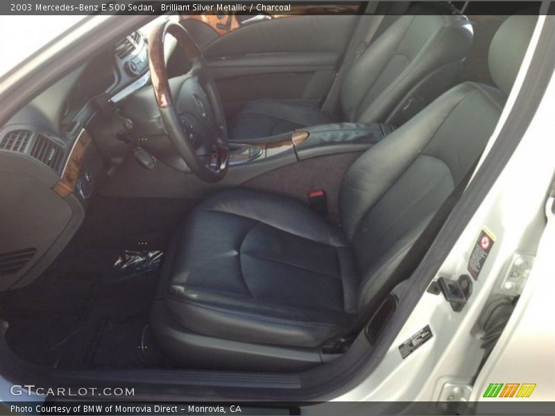 Brilliant Silver Metallic / Charcoal 2003 Mercedes-Benz E 500 Sedan