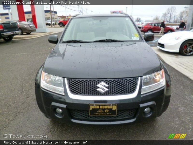 Black Pearl Metallic / Beige 2008 Suzuki Grand Vitara Luxury