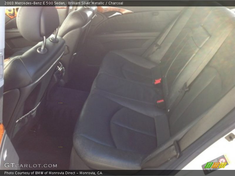 Brilliant Silver Metallic / Charcoal 2003 Mercedes-Benz E 500 Sedan