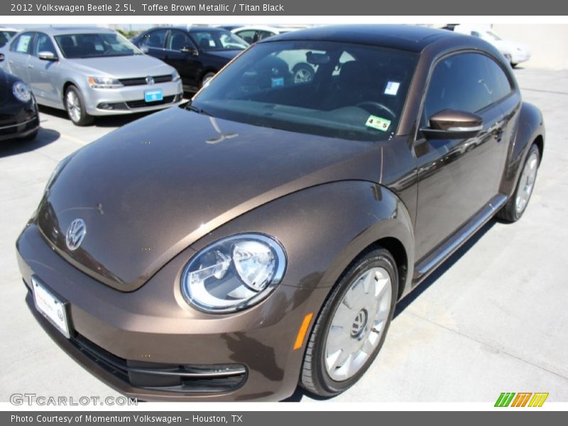 Toffee Brown Metallic / Titan Black 2012 Volkswagen Beetle 2.5L