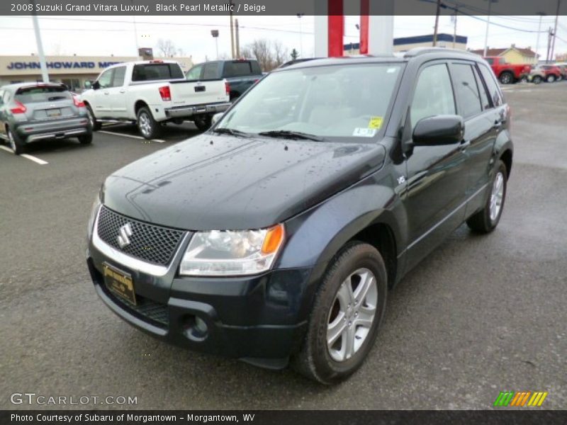 Black Pearl Metallic / Beige 2008 Suzuki Grand Vitara Luxury
