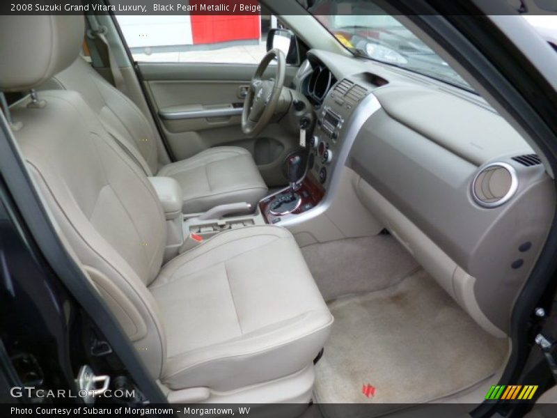 Black Pearl Metallic / Beige 2008 Suzuki Grand Vitara Luxury