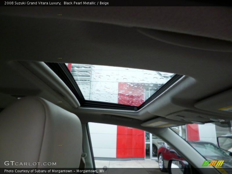 Black Pearl Metallic / Beige 2008 Suzuki Grand Vitara Luxury