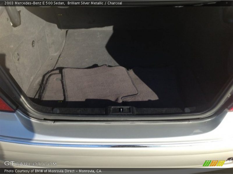 Brilliant Silver Metallic / Charcoal 2003 Mercedes-Benz E 500 Sedan
