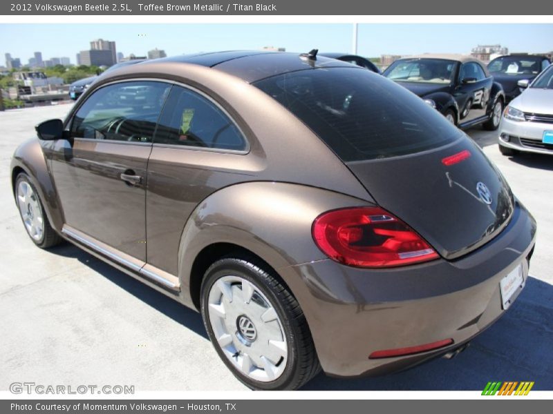Toffee Brown Metallic / Titan Black 2012 Volkswagen Beetle 2.5L