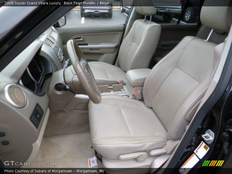 Black Pearl Metallic / Beige 2008 Suzuki Grand Vitara Luxury