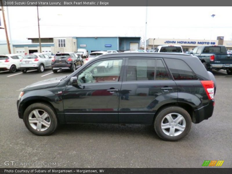 Black Pearl Metallic / Beige 2008 Suzuki Grand Vitara Luxury