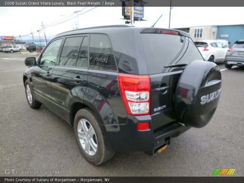 Black Pearl Metallic / Beige 2008 Suzuki Grand Vitara Luxury