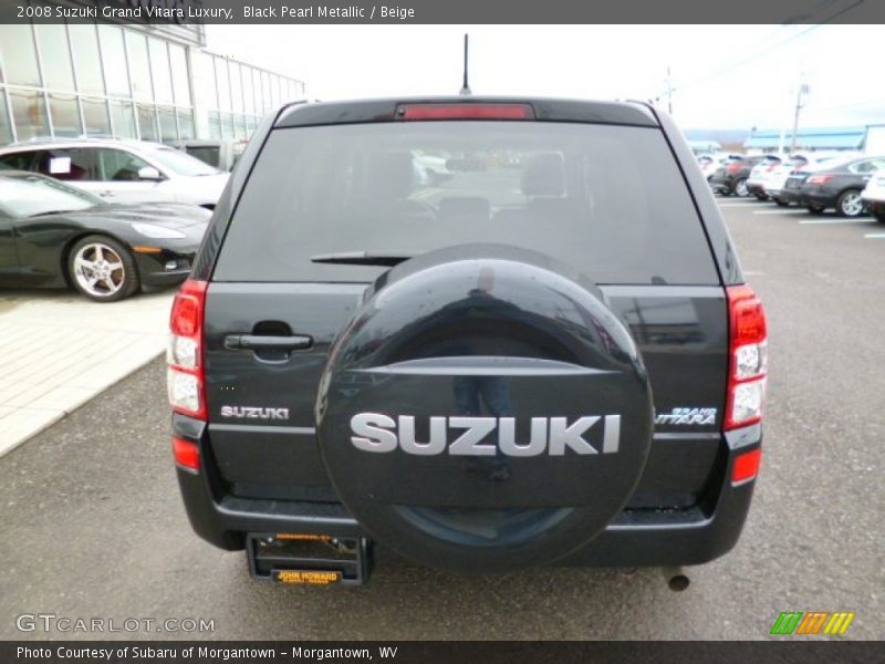 Black Pearl Metallic / Beige 2008 Suzuki Grand Vitara Luxury