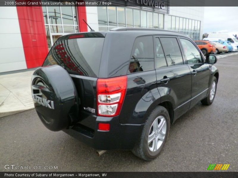 Black Pearl Metallic / Beige 2008 Suzuki Grand Vitara Luxury