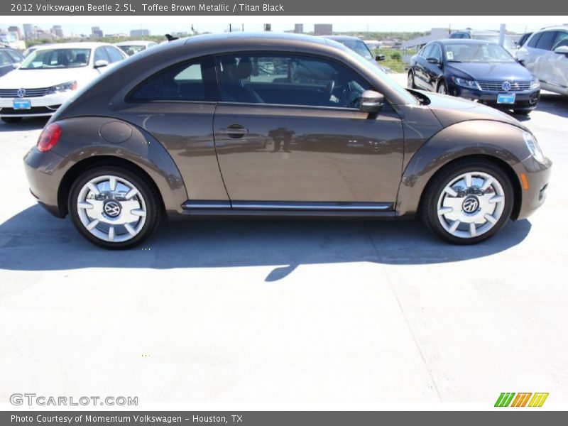 Toffee Brown Metallic / Titan Black 2012 Volkswagen Beetle 2.5L