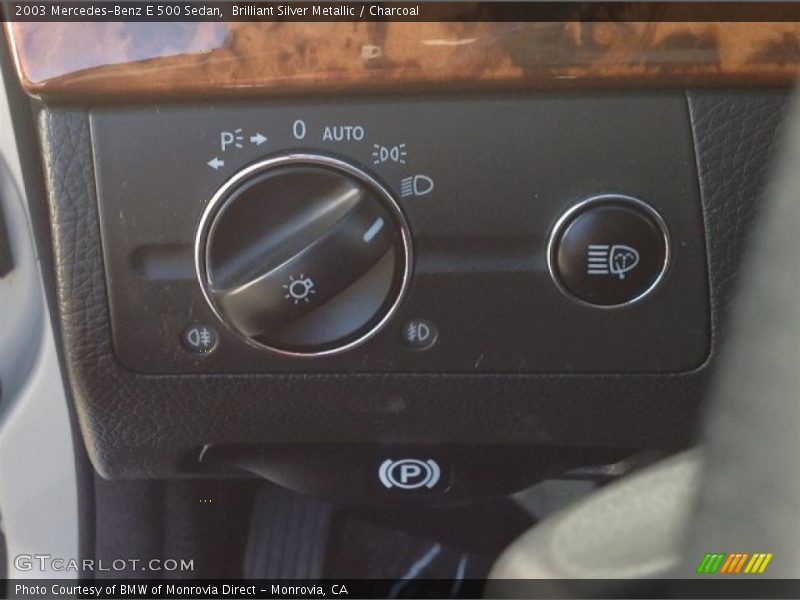Brilliant Silver Metallic / Charcoal 2003 Mercedes-Benz E 500 Sedan